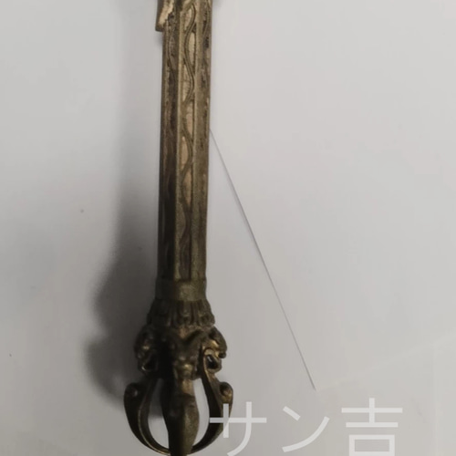 チベット仏教法器 鉞刀斧 宝斧 密教法具 真鍮製 33cm その他 チベット仏教法器 鉞刀斧 宝斧 密教法具 真鍮製 33cm その他