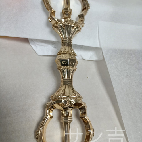 密教法器 弘法大師 三鈷金剛杵 愛心杵 法具 真鍮製 vajra 23CM 密教法器 弘法大師 三鈷金剛杵 愛心杵 法具 真鍮製 vajra 23CM