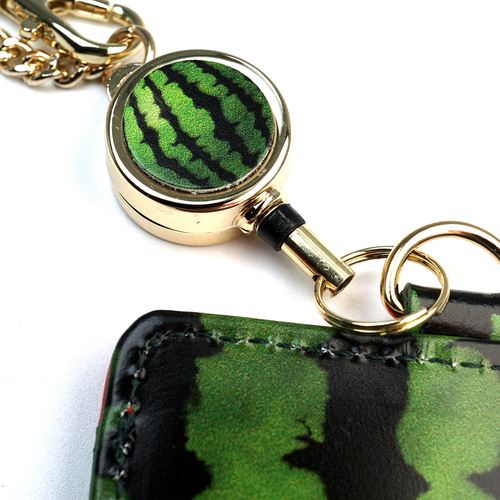 スイカなリール付き定期入れ｜牛革製 パスケース・定期入れ EARL'S