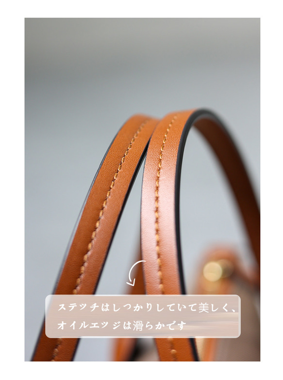 オリジナルデザインナイロンレザートートバッグ 