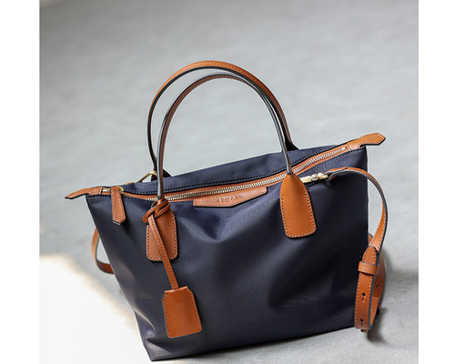 オリジナルデザインナイロンレザートートバッグ トートバッグ LL