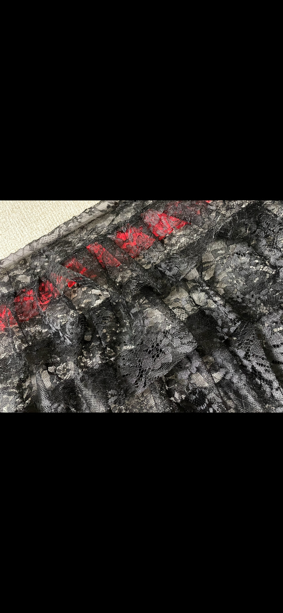 カフェカーテン 総レース ラップスカート可能♡ 5枚目の画像