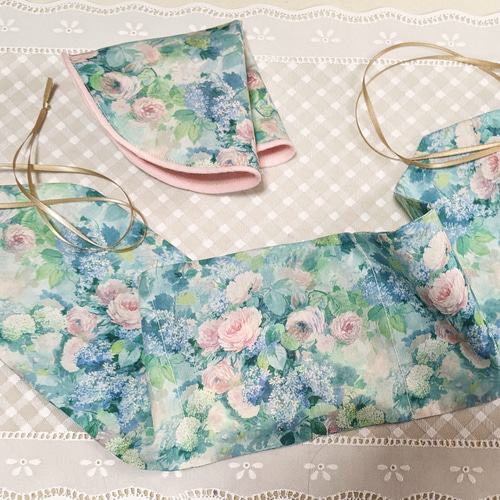 リバティプリント」ガーゼ ハンカチ ハンドメイド ハンカチ・手ぬぐい 