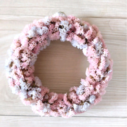 スターチスのドライフラワーリース リース lea pua 通販 14239524