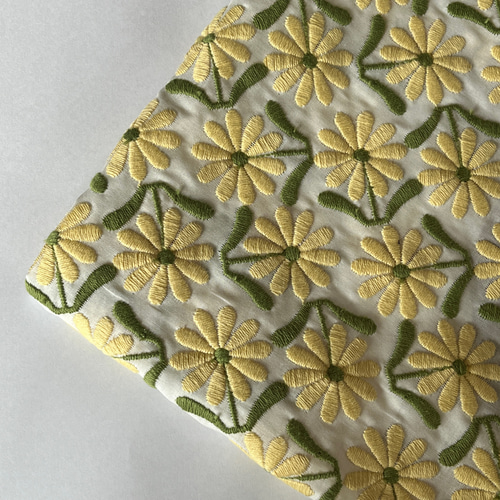 レトロデイジー オリジナルレース 刺繍生地 生地 paruphan 通販