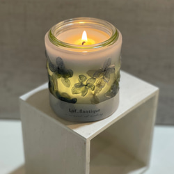 Botanical flower candle人気の青アジサイ再販最終‼︎ LEDティーライトキャンドル付き 送料無料 6枚目の画像