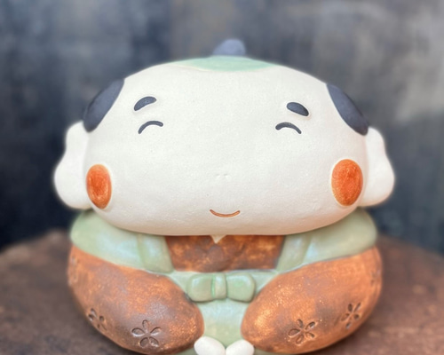 福助　陶磁器 小谷田潤《福助・本焼》2 | TEGAMISHA ART GALLERY