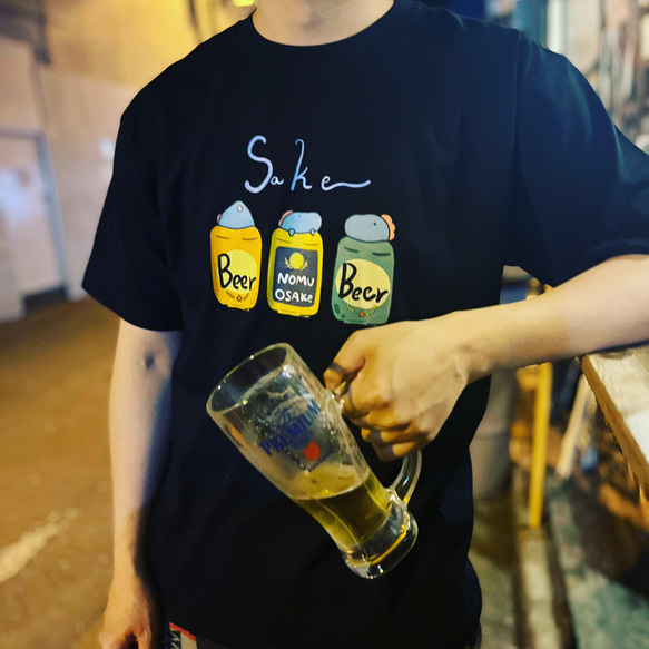 SakeざうるすTシャツ 1枚目の画像