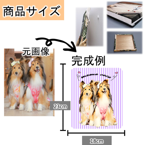 ハンドメイド オーダー受付ページ ♡お手紙わんこ パネル♡ 【公式通販】