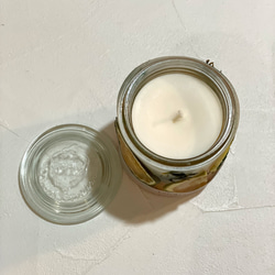 Botanical candle(オレンジ&ティーツリー) LEDティーライトキャンドル付き 送料無料 4枚目の画像