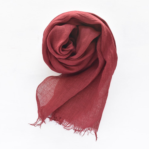 紅茶染め♡Wガーゼスヌード♡ハンドメイド 紅茶染め♡Wガーゼスヌード♡ハンドメイド