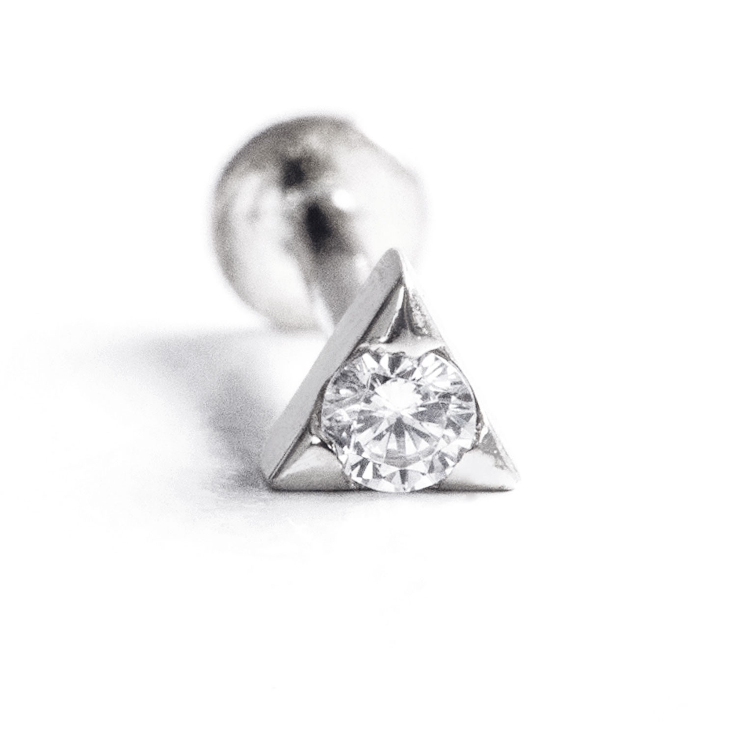 14K金 ゴールド Cz ヘリックス 軟骨 アンチトラガス アウター インナーコンク イヤリング ピアス ラブレット