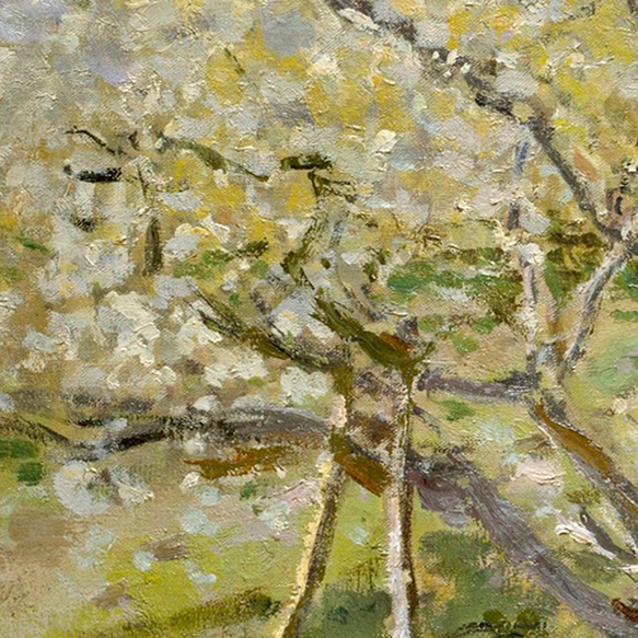クロードモネ Spring (Fruit Trees in Bloom) / アートポスター 植物 風景画 グリーン 春 4枚目の画像
