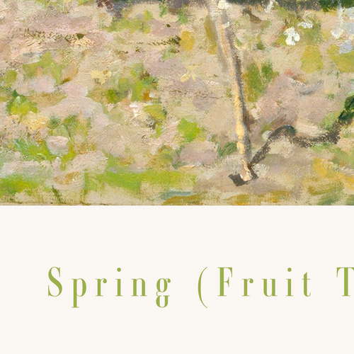 クロードモネ Spring (Fruit Trees in Bloom) / アートポスター