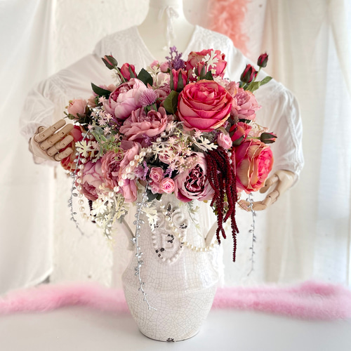 光触媒 ロココスタイル フラワーアレンジ ヴィクトリアポアロン アート