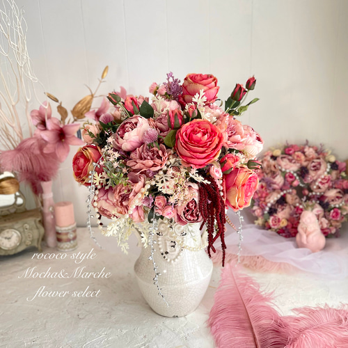 光触媒 ロココスタイル フラワーアレンジ ヴィクトリアポアロン アート