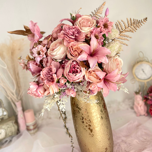 送料無料】ヨーロピアンスタイル 光触媒 フラワーアレンジ ドゥ