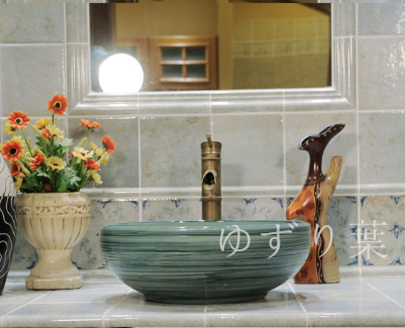 新品 セラミック洗面台 手を洗う 蛇口 排水する 芸術台盆 4枚目の画像