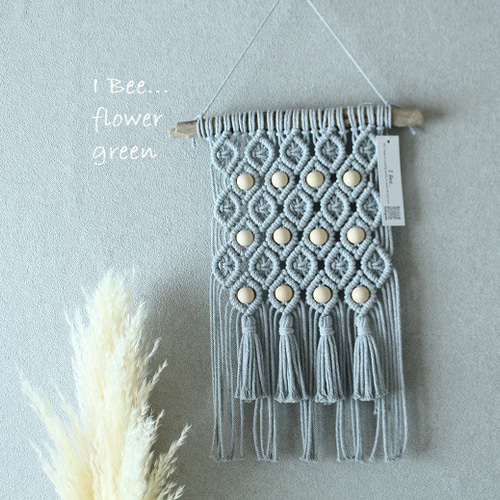 NO.78 ivory マクラメタペストリー 【公式通販】