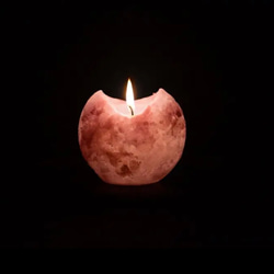 月齢【mini】―Strawberry moon― キャンドル 5枚目の画像