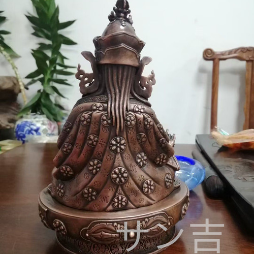 仏像 仏教美術 チベット密教 ブレブ 紫銅製十一面千手観音造像 特大