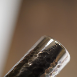 鉛筆キャップ2種金属セット（sv925＋真鍮） 2枚目の画像