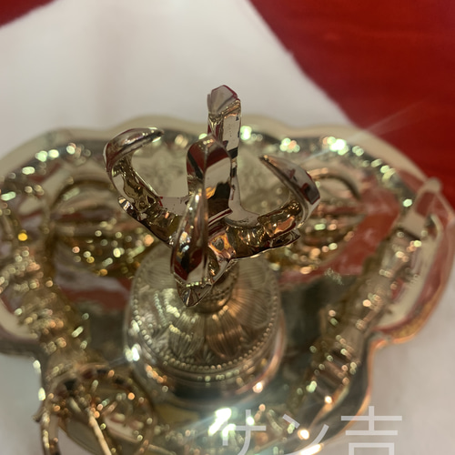 チベット仏教法器 真言宗 セット（大）鐘 金剛盤 独鈷杵 三鈷杵 五鈷杵