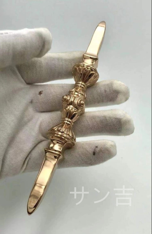 密教法具 空海大師飛行法器 三鈷杵 金剛杵 真鍮製 vajra 16cm 【公式通販】