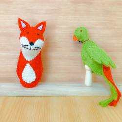 【送料無料】指人形　羊毛フェルト　アニマル　 7枚目の画像