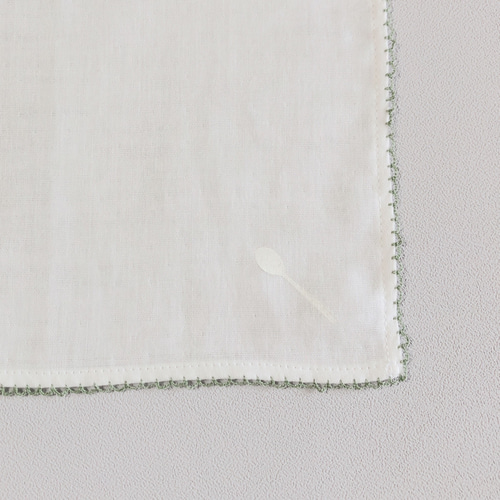 縁飾りガーゼハンカチ（forest） 雑貨・その他 sooui 通販