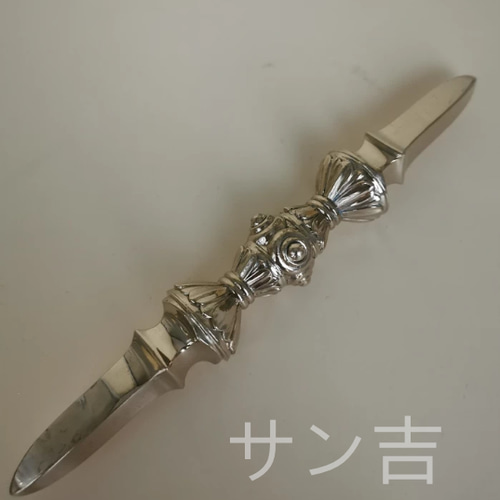 チベット密教法器 空海大師飛行セット 鐘 金剛盤 独鈷杵 三鈷杵 五鈷杵