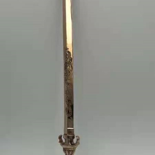 チベット仏教法器 真言宗 不動明王剣 金剛剣 密教法具 真鍮製