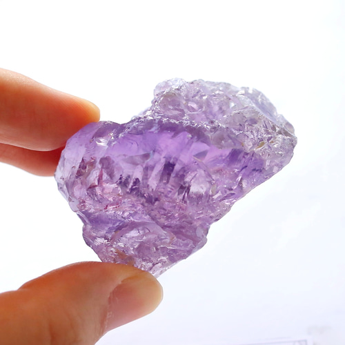 エッチドアメジスト 蝕像紫水晶 アイスアメジスト希少 原石 鉱物