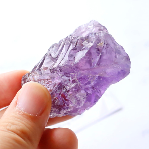 エッチドアメジスト 蝕像紫水晶 アイスアメジスト希少 原石 鉱物