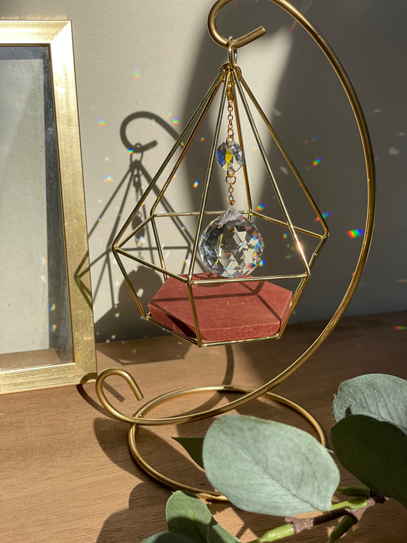 ダイヤフレームスタンドサンキャッチャー サンキャッチャー pipi