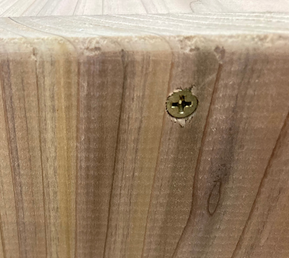 杉無垢材卓上収納棚【引き違い扉仕様】 