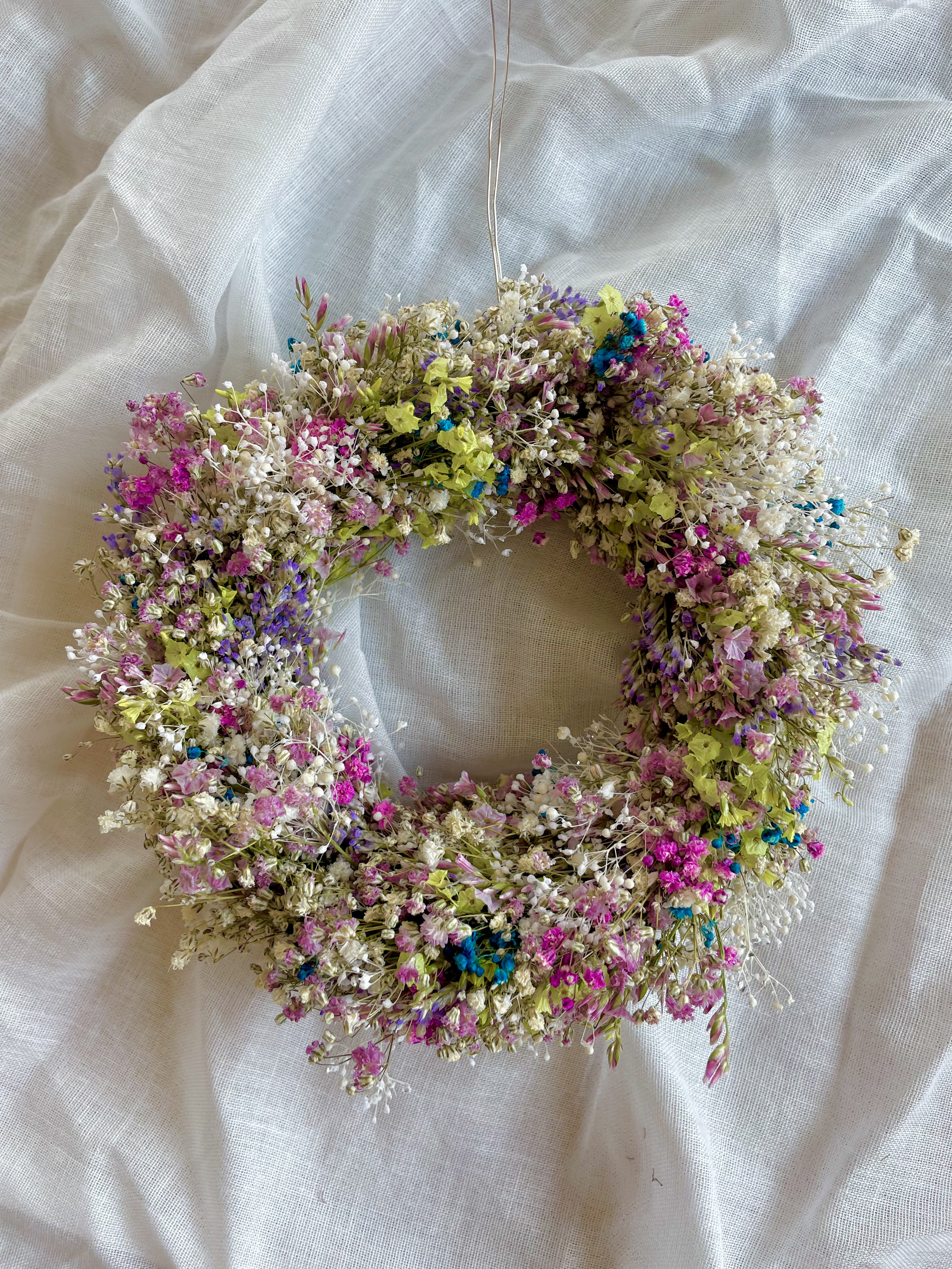 かすみ草入荷　今だけ　リース　かすみ草