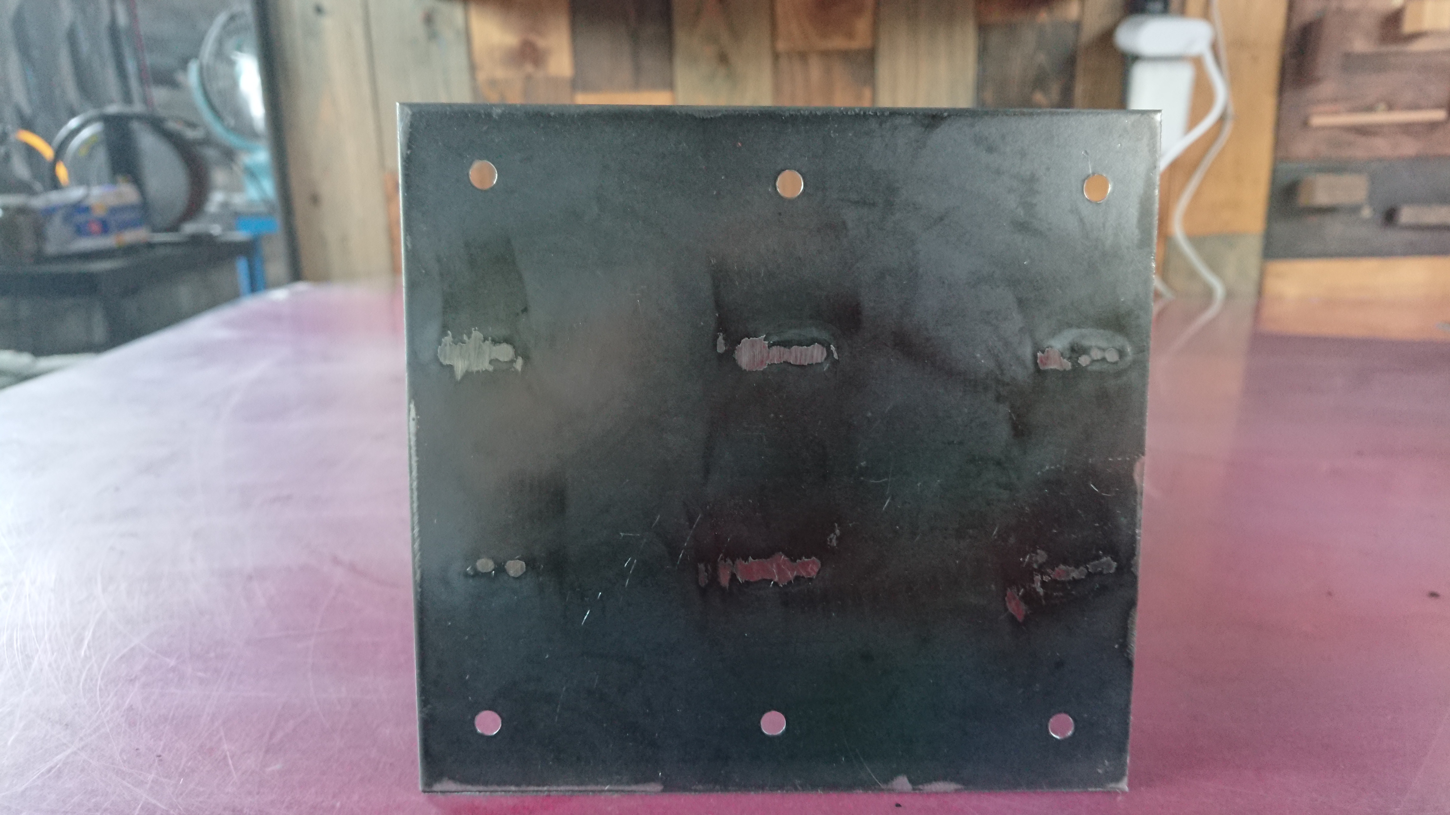 マットグレーでアイアンな極細鉄脚♪ 40×150×350mm Z型 4脚ver. リビング・ローテーブル