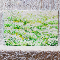 油彩画 「 お花畑でかくれんぼ 」 原画 F10号
