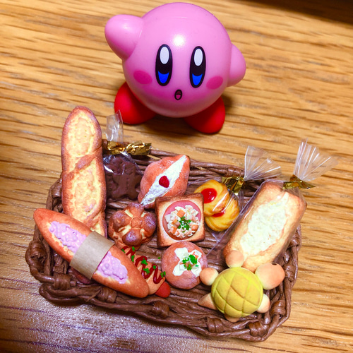 沢山食べます私セット★ミニチュアスイーツ・ミニチュアパン 沢山食べます私セット☆ミニチュアスイーツ・ミニチュアパン