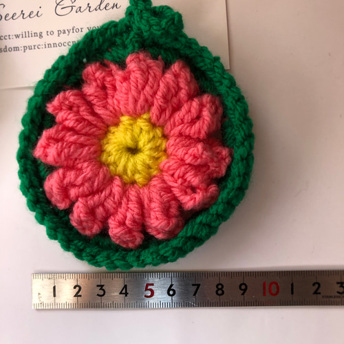 アクリルタワシお花4枚 エコタワシ 雑貨 その他キッチン小物 kazu 通販