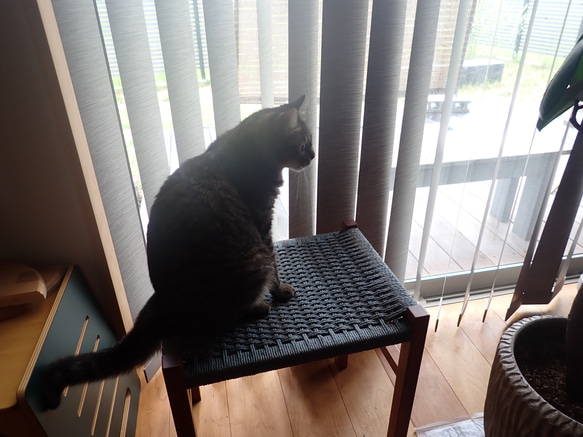 NOCOスツール　丸　ベージュ 耐久性 鹿の子編み