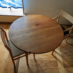 花柄こたつテーブルウォールナット90丸日本製・ヒーター付き こたつ