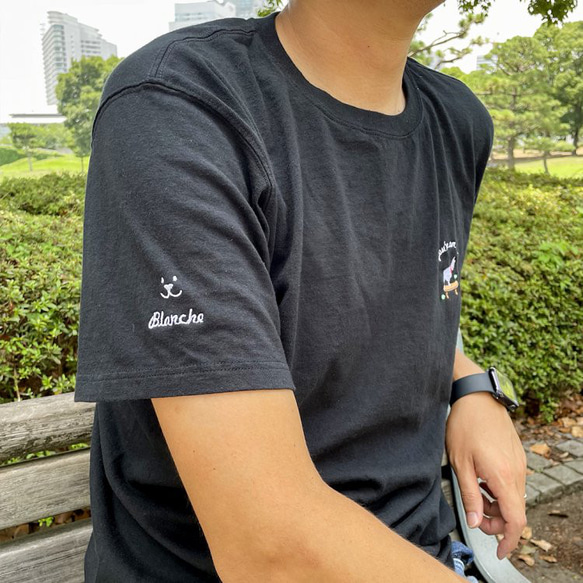 【名入れ可能】Good Onコラボ　Dog on Skateboard Tシャツ 9枚目の画像