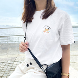 【名入れ可能】Good Onコラボ　Dog on Skateboard Tシャツ 1枚目の画像