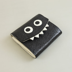 [金屬箔怪物 Garcon/全 3 色] 讓人想向某人展示的大開口 Garcon 迷你錢包/輕便便攜的錢包 第4張的照片