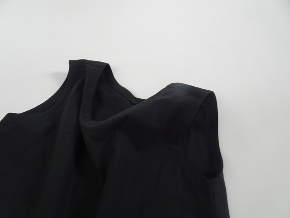 [福袋價格] 輕正式的半亞麻佈設置&lt;Shirring tack裙子x套頭衫&gt; 第10張的照片