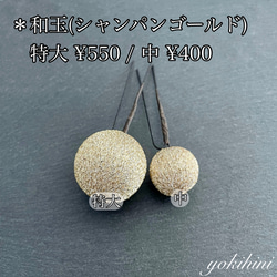 胡蝶蘭とあじさいの髪飾り＊ 胡蝶蘭 あじさい かすみ草 髪飾り 結婚式 成人式 和装 着物 白無垢 打掛 振袖 袴 金色 6枚目の画像