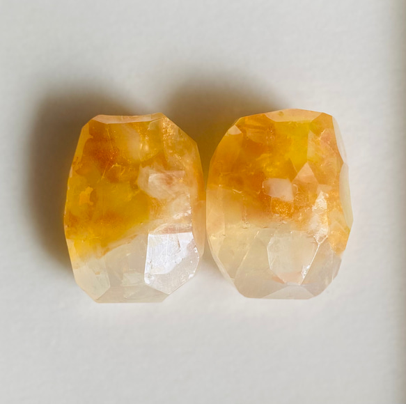 宝石石鹸　yellow orange × crystal 1枚目の画像