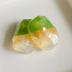 宝石石鹸　green × crystal 3枚目の画像